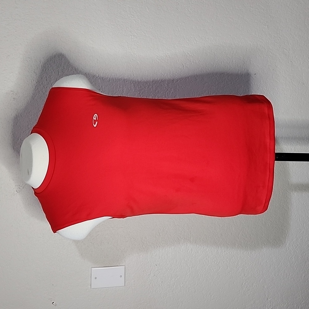 C9 Champion Red Duo Dry 100% Polyester Tank Top Sz. S